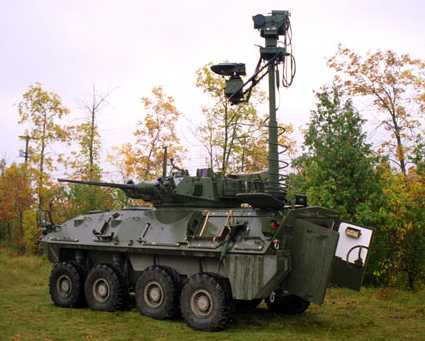 General Motors of Canada Coyote armed reconnaissance vehicle